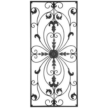 WLA002 Dovea Metal Wall Decor In Decorative Victorian Style With Rectangular Design