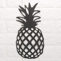 WLA009 Sendiey Pineapple Rustic Metal Wall Art Decor-Tropical Wall Sculpture for Daily Life