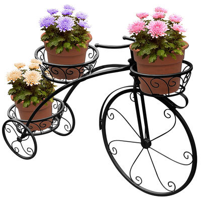 PFS002 Kritie Flower Pot Tricycle Plant Stand For Plant Lovers