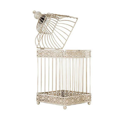 MPS009 Rainbowerieay Metal Birdcage with Hinged Top Wedding and Home Decorations